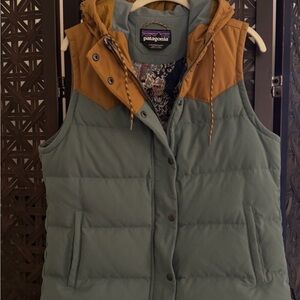 Patagonia Green and Brown Vest